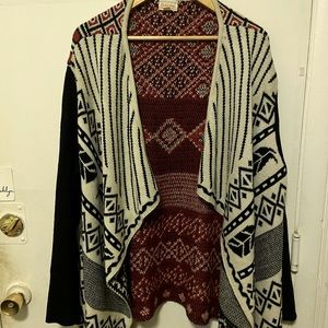 Vintage Boho Draped Cardigan